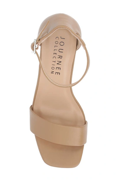 Journee Collection Valenncia Ankle Strap Sandal In Carmel