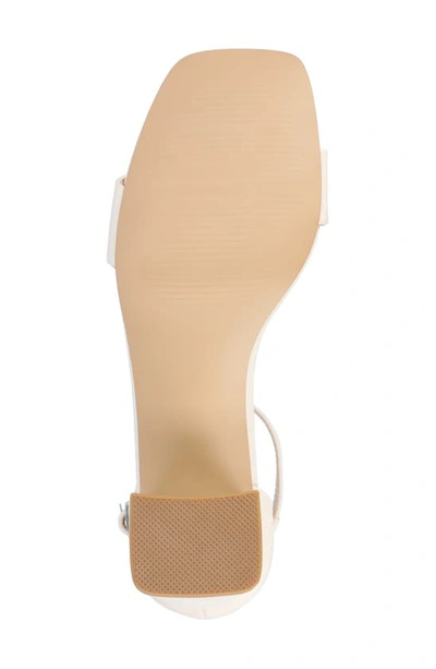 Journee Collection Valenncia Ankle Strap Sandal In Porcelain