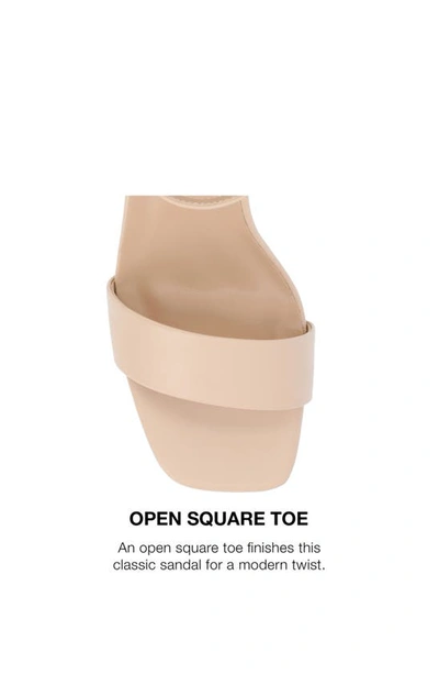 Journee Collection Valenncia Ankle Strap Sandal In Vanilla