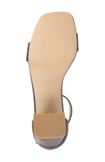Journee Collection Valenncia Ankle Strap Sandal In Mahogany