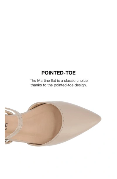 Journee Collection Martine Supernatural Shades Slingback Flat In Wheat