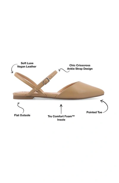 Journee Collection Journee Women's Supernatural Shades Martine Flats In Honey