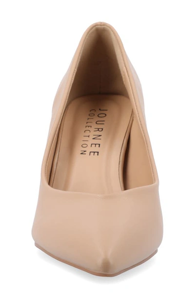 JOURNEE COLLECTION JOURNEE COLLECTION GABRIELLA SUPERNATURAL SHADES TRU COMFORT FOAM SLIP ON POINTED TOE PUMP 