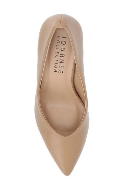 Journee Collection Gabriella Pointed Toe Pump In Carmel