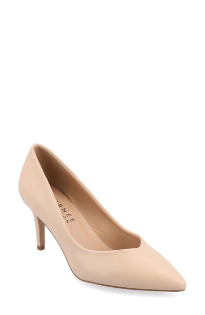 JOURNEE COLLECTION JOURNEE COLLECTION GABRIELLA SUPERNATURAL SHADES TRU COMFORT FOAM SLIP ON POINTED TOE PUMP 