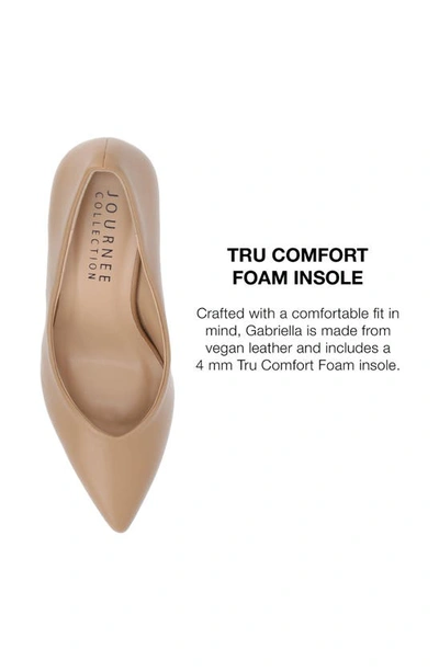 Journee Collection Gabriella Pointed Toe Pump In Carmel