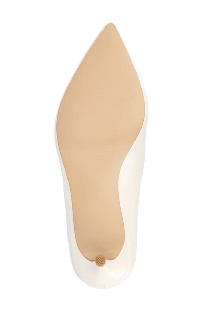 Journee Collection Gabriella Pointed Toe Pump In Porcelain