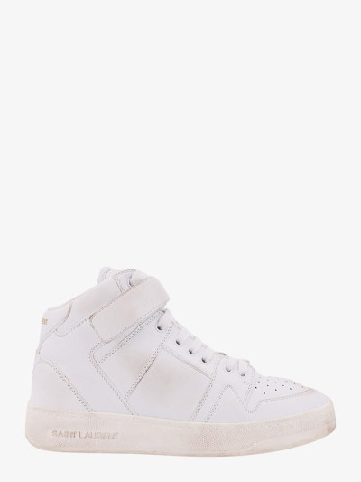Shop Saint Laurent Man Lax Man White Sneakers