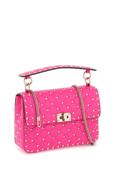Shop Valentino Garavani Rockstud Spike Bag Women In Pink