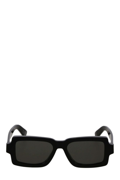 Shop Retrosuperfuture Square Frame Sunglasses In Black