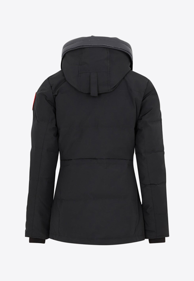 Shop Canada Goose Chelsea Padded Parka In Black