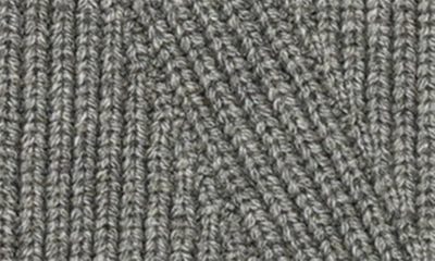 Shop Allsaints Traveling Rib Knit Scarf In Grey Marl