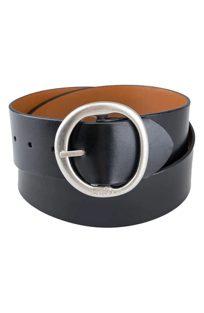 Shop Sam Edelman Reversible Belt In Black/ Saddle