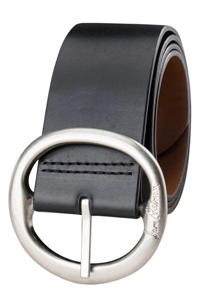 Sam Edelman Reversible Belt In Black/ Saddle