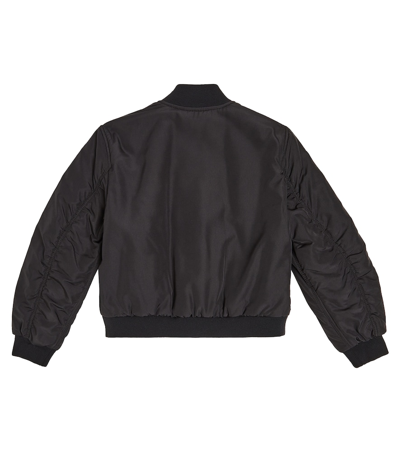 Shop Dolce & Gabbana Logo Bomber Jacket In Black