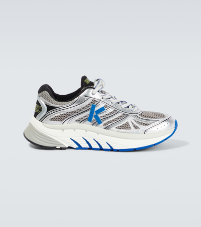 Shop Kenzo -pace Sneakers In Silver