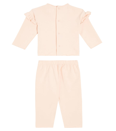 Il Gufo Baby Set Aus Top Und Leggings In Pink