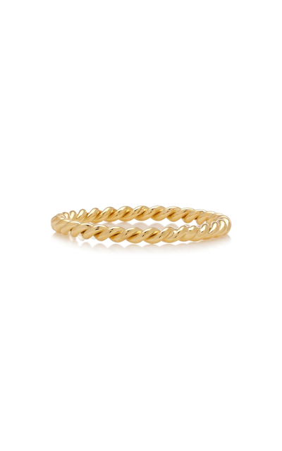 Shop Sethi Couture The Rope 18k Yellow Gold Ring