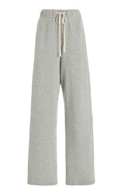 Shop Les Tien Eazy Classic Cotton Sweatpants In Grey