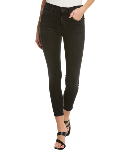 Shop Hudson Jeans Blair High-rise Bold Super Skinny Ankle Jean In Black