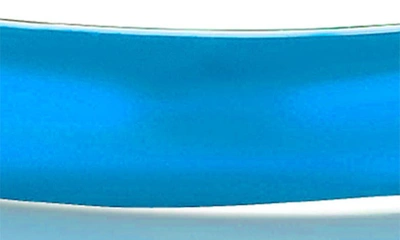 House Of Frosted Silver Enamel Lorelai Ring In Blue