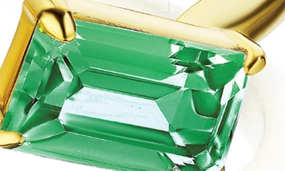 House Of Frosted Topaz Meeting Ring In Gold/ Peridot