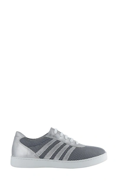 David Tate Cascade Sneaker In Silver