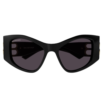 Shop Balenciaga Eyewear Dynasty Xl D In Black