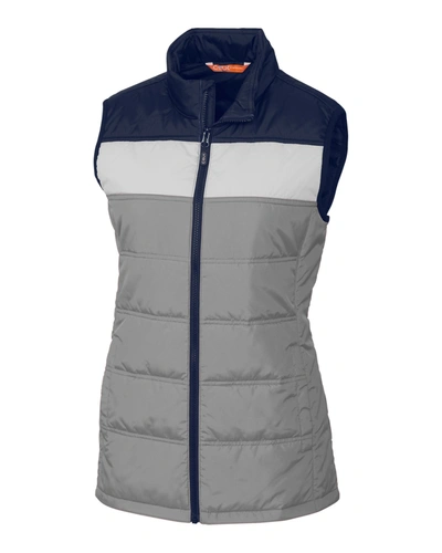 Shop Cutter & Buck Cbuk Ladies' Thaw Insulated Packable Vest In Grey