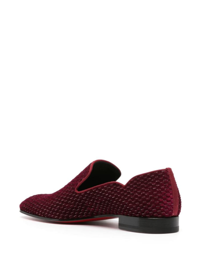 Shop Christian Louboutin Flat Shoes Red