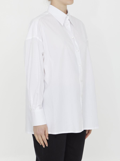 Shop Dolce & Gabbana Cotton Poplin Shirt In White