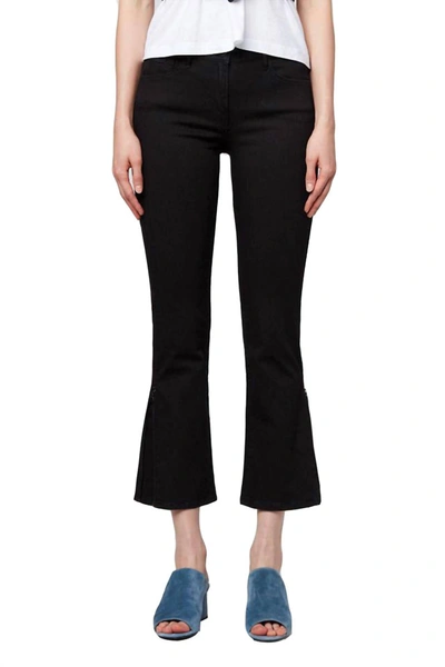 Shop 3x1 W25 Midway Gusset Zipper Stretch Jeans In Black