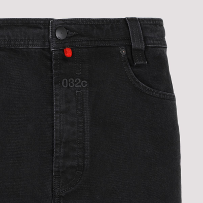 Shop 032c New Classic Wide Leg Jeans In Black
