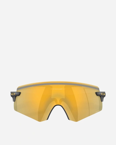 Shop Oakley Encoder Sunglasses Matte Carbon / Prizm 24k In Black