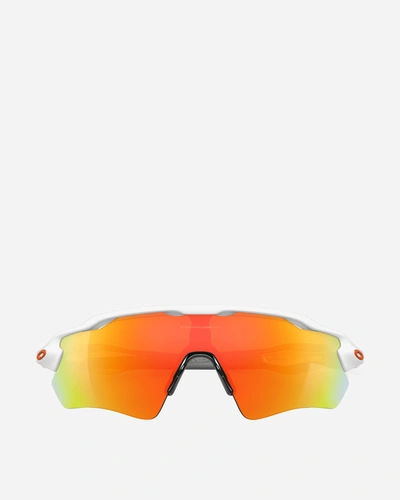 Shop Oakley Radar Ev Path Sunglasses Polished In White
