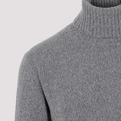 Shop Ami Alexandre Mattiussi Ami Paris  Crew Neck Sweater In Grey