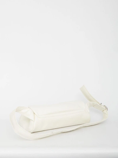 Shop Jil Sander Cannolo Grande Padded Bag In Ivory
