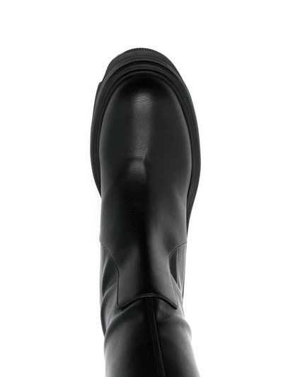 Shop Casadei Thigh High Boots In Black