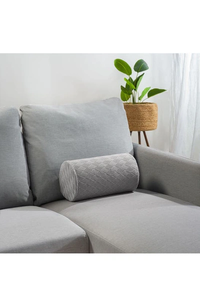 Shop Bearaby Cuddling Pillow With Cover In Moonstone Grey