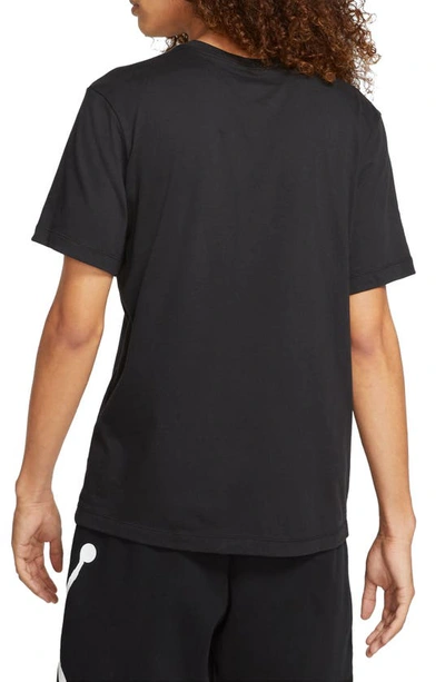 Shop Jordan Jumpman Embroidered T-shirt In Black/ White