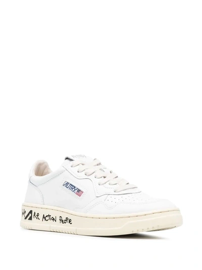 Shop Autry Sneakers With Logo Application In White