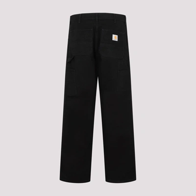 Shop Carhartt Wip  Single Knee Dearborn Pants In Black