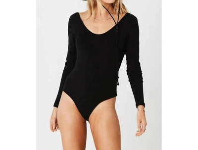 Shop Jen's Pirate Booty Marbella Bodysuit In Black