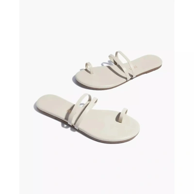Shop Tkees Leah Sandal In Cream In White