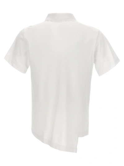 Shop Comme Des Garçons Shirt X Lacoste Polo White