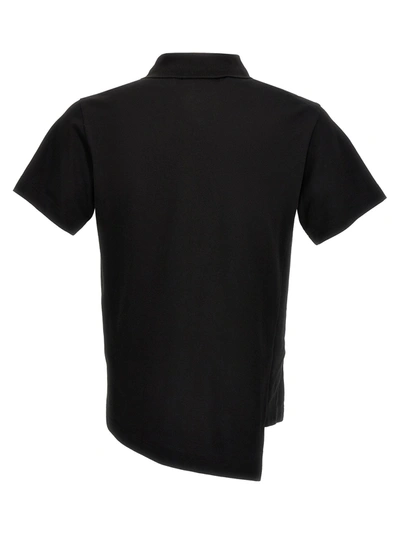 Shop Comme Des Garçons Shirt X Lacoste Polo Black