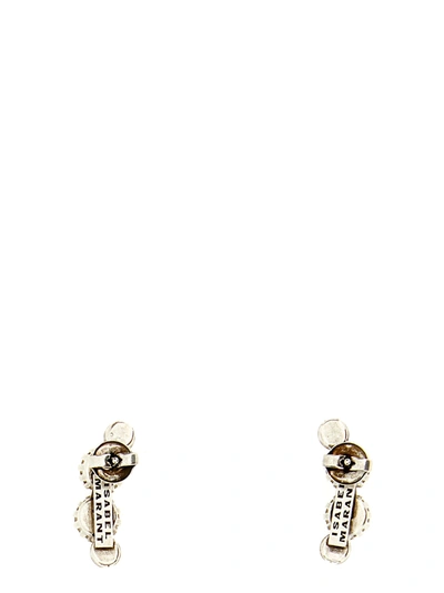 Shop Isabel Marant Crystal Earrings Jewelry Silver