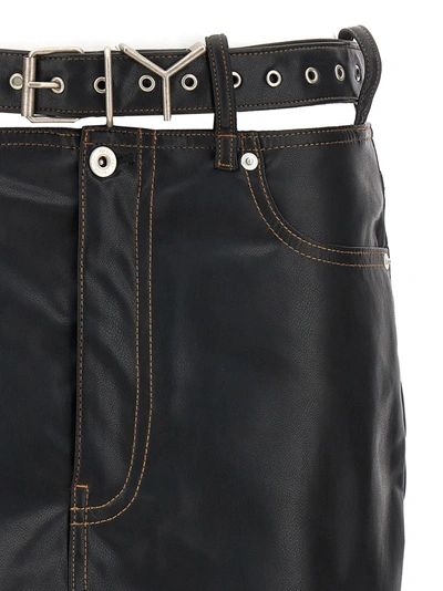 Shop Y/project Cut-out Belt Skirt Skirts Black