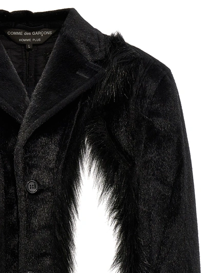 Shop Comme Des Garçons Homme Deux Cut-out Blazer Jackets Black