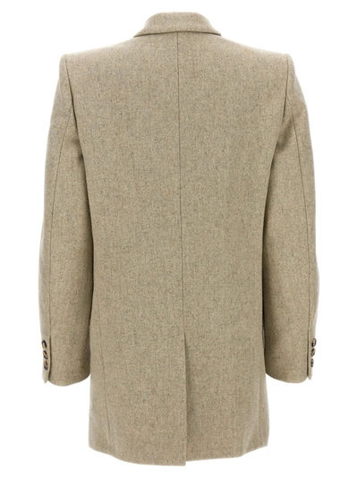 Shop Isabel Marant Floyd Coats, Trench Coats Beige